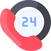 24 chat support