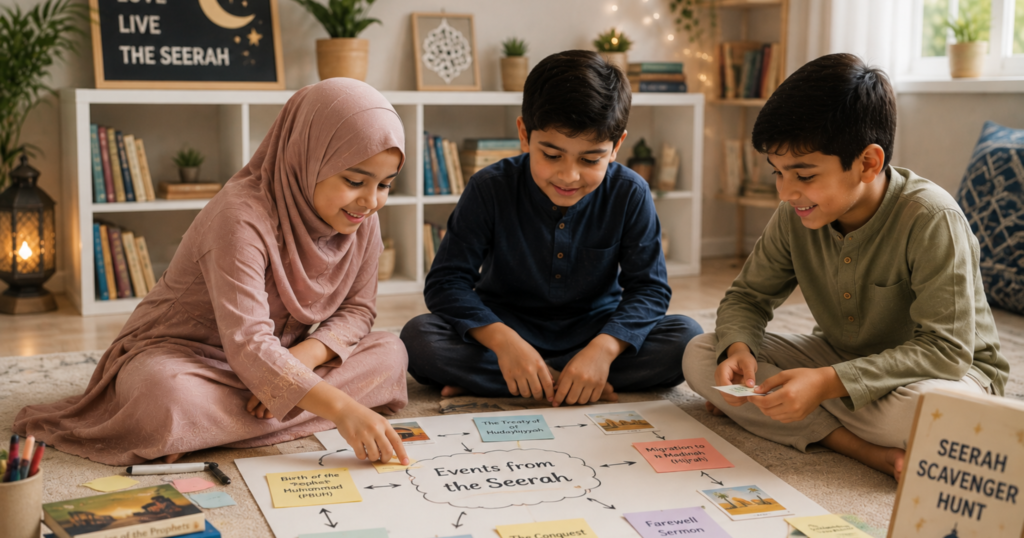 Kids Bored by History? How to Make Learning the Seerah Engaging at Home 2 image