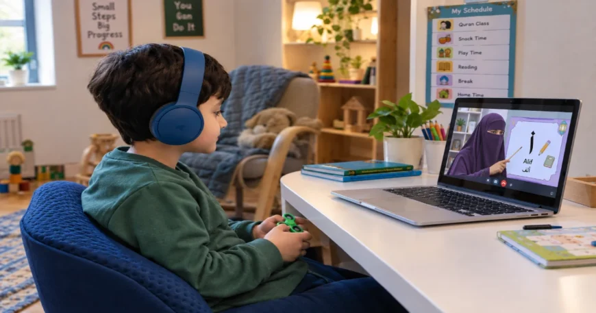Online Quran Teacher for Autistic Child Fun & Engaging UKUSA Sessions by Quran in Universe Online Quran Academy USA UK CANADA AUSTRALIA